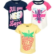 Lyrics by Lennon and McCartney 3 Pack T-Shirts Toddler to Big Kid